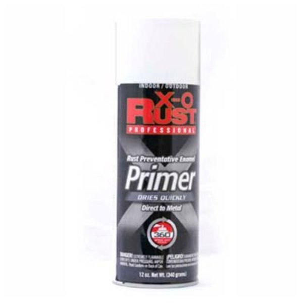 General Paint X-O Rust 12 oz. Aerosol Can Rust Preventative Primer, White - 125728